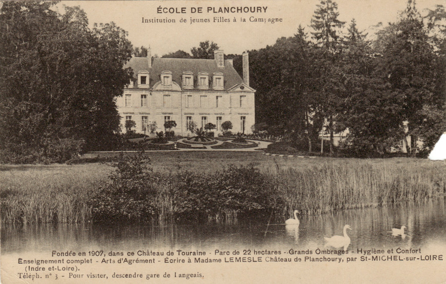 Vieille photo du Château de Planchoury